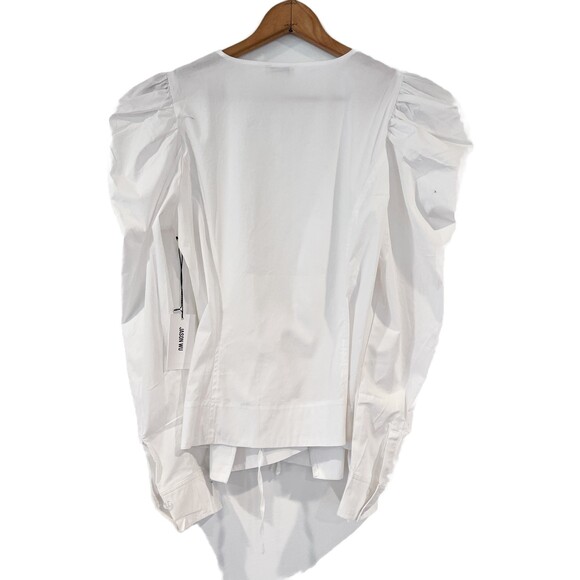 Jason Wu Puff Sleeve Wrap Top Blouse Long Sleeves NEW NWT $198 - Picture 3 of 9